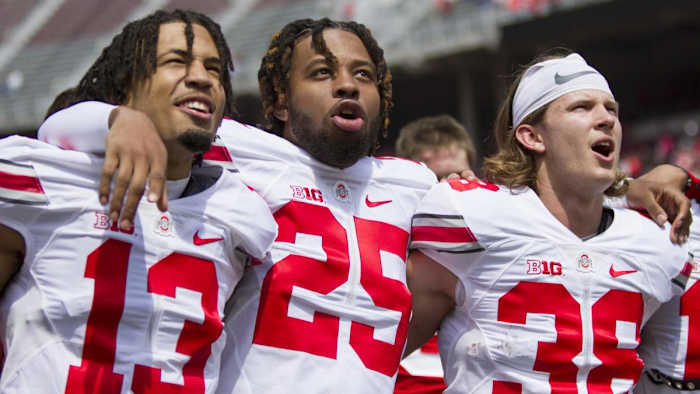 81. Jordan Hancock, Jaylen Johnson and Cameron Kittle